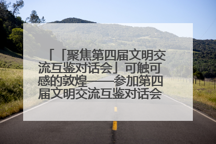 「聚焦第四届文明交流互鉴对话会」可触可感的敦煌——参加第四届文明交流互鉴对话会的外宾参观上元市集