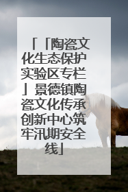 「陶瓷文化生态保护实验区专栏」景德镇陶瓷文化传承创新中心筑牢汛期安全线