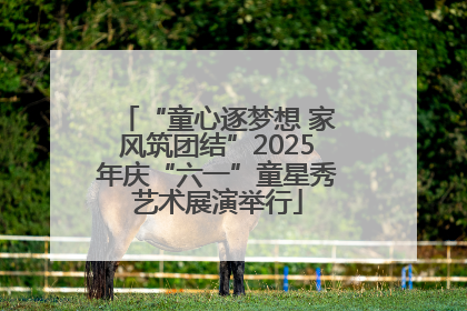 “童心逐梦想 家风筑团结”2025年庆“六一”童星秀艺术展演举行