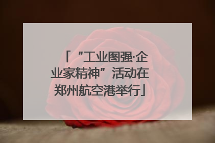 “工业图强·企业家精神”活动在郑州航空港举行