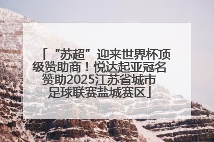 “苏超”迎来世界杯顶级赞助商！悦达起亚冠名赞助2025江苏省城市足球联赛盐城赛区