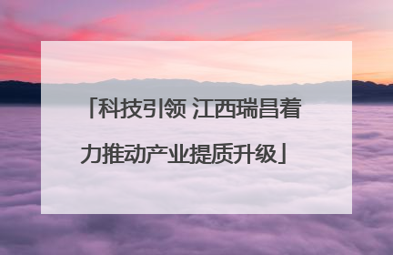 科技引领 江西瑞昌着力推动产业提质升级