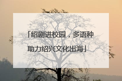 绍剧进校园，多语种助力绍兴文化出海