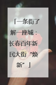 一条街了解一座城：长春百年新民大街“焕新”