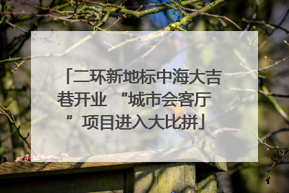 二环新地标中海大吉巷开业 “城市会客厅”项目进入大比拼