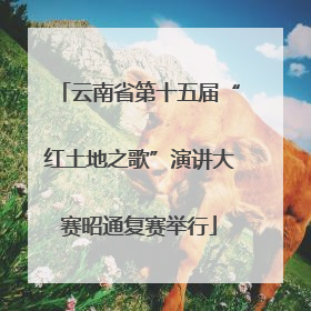 云南省第十五届“红土地之歌”演讲大赛昭通复赛举行