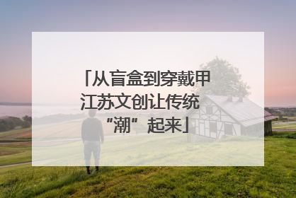 从盲盒到穿戴甲 江苏文创让传统“潮”起来