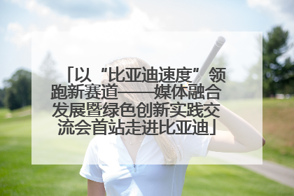 以“比亚迪速度”领跑新赛道——媒体融合发展暨绿色创新实践交流会首站走进比亚迪