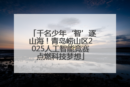 千名少年‘智’逐山海！青岛崂山区2025人工智能竞赛点燃科技梦想