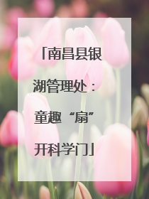 南昌县银湖管理处：童趣“扇”开科学门