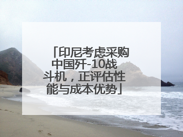 印尼考虑采购中国歼-10战斗机，正评估性能与成本优势