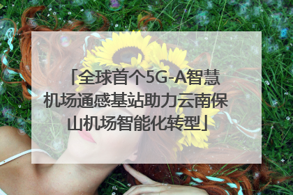 全球首个5G-A智慧机场通感基站助力云南保山机场智能化转型