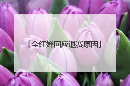 全红婵回应退赛原因
