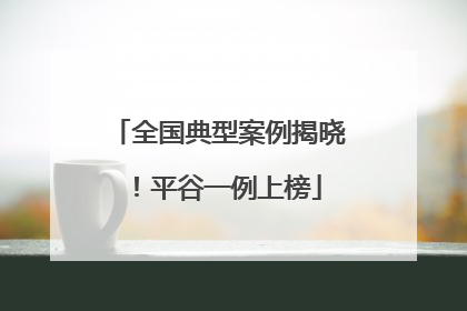 全国典型案例揭晓！平谷一例上榜