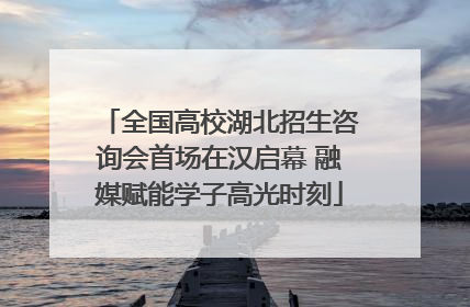 全国高校湖北招生咨询会首场在汉启幕 融媒赋能学子高光时刻