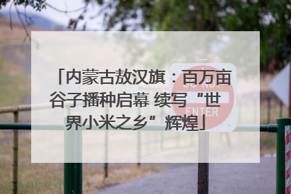 内蒙古敖汉旗：百万亩谷子播种启幕 续写“世界小米之乡”辉煌