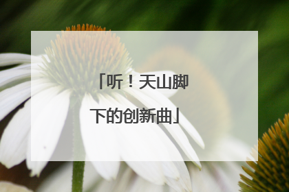 听！天山脚下的创新曲
