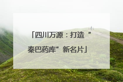 四川万源：打造“秦巴药库”新名片