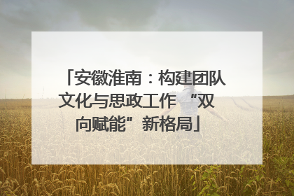 安徽淮南：构建团队文化与思政工作 “双向赋能”新格局