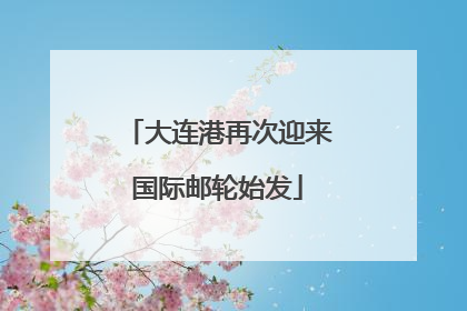 大连港再次迎来国际邮轮始发