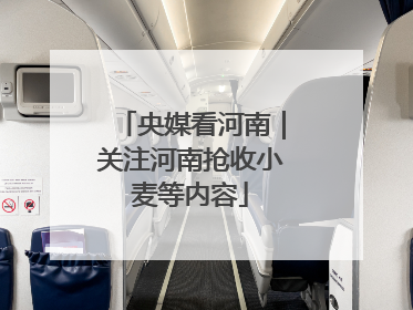 央媒看河南｜关注河南抢收小麦等内容