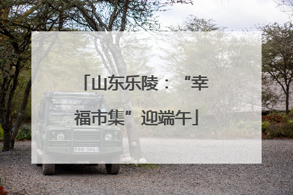山东乐陵：“幸福市集”迎端午