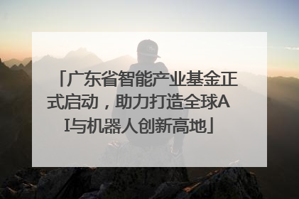 广东省智能产业基金正式启动，助力打造全球AI与机器人创新高地