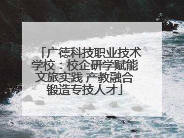 广德科技职业技术学校：校企研学赋能文旅实践 产教融合锻造专技人才