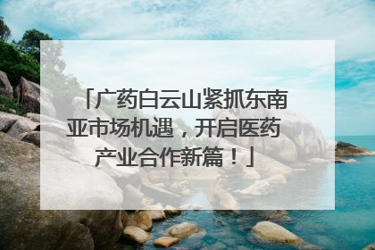 广药白云山紧抓东南亚市场机遇，开启医药产业合作新篇！