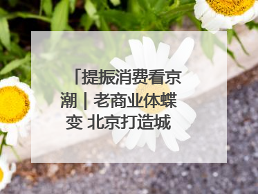 提振消费看京潮｜老商业体蝶变 北京打造城市休闲新聚点