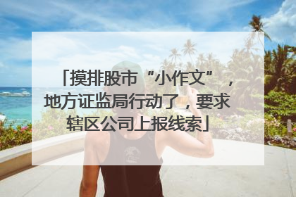 摸排股市“小作文”，地方证监局行动了，要求辖区公司上报线索