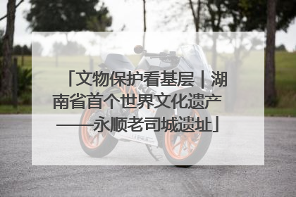 文物保护看基层｜湖南省首个世界文化遗产——永顺老司城遗址