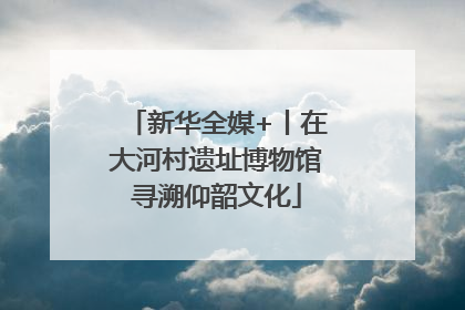新华全媒+丨在大河村遗址博物馆寻溯仰韶文化