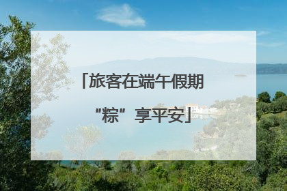 旅客在端午假期“粽”享平安