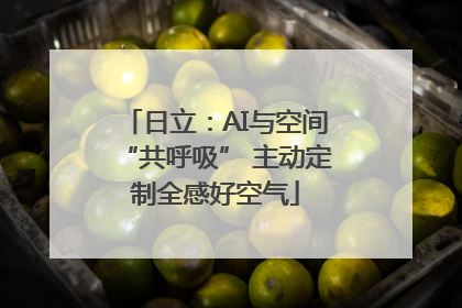 日立：AI与空间“共呼吸” 主动定制全感好空气