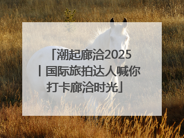潮起廊洽2025丨国际旅拍达人喊你打卡廊洽时光