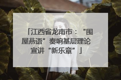 江西省龙南市：“围屋燕语”奏响基层理论宣讲“新乐章”