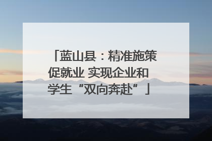 蓝山县：精准施策促就业 实现企业和学生“双向奔赴”