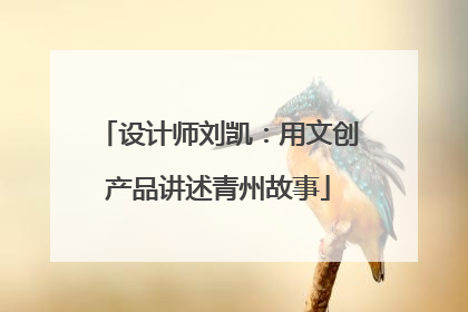 设计师刘凯：用文创产品讲述青州故事
