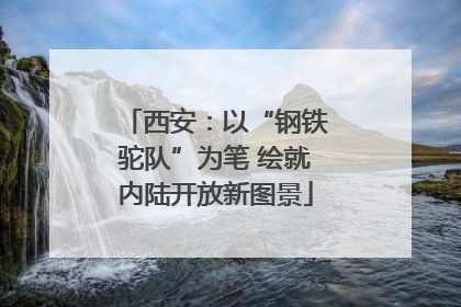 西安：以“钢铁驼队”为笔 绘就内陆开放新图景