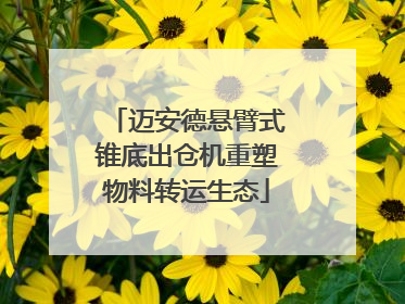 迈安德悬臂式锥底出仓机重塑物料转运生态