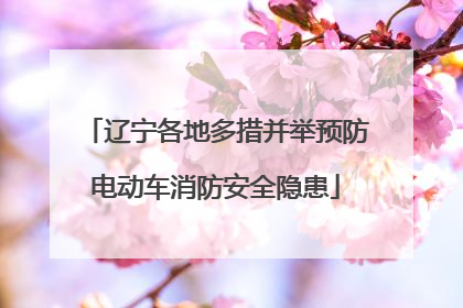 辽宁各地多措并举预防电动车消防安全隐患