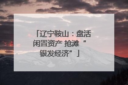 辽宁鞍山：盘活闲置资产 抢滩“银发经济”