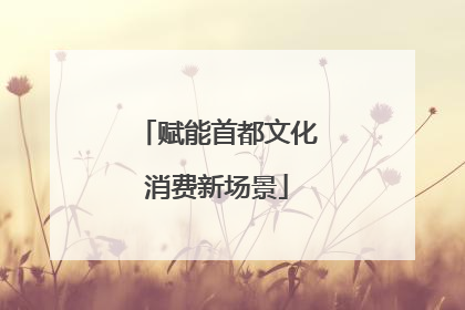 赋能首都文化消费新场景