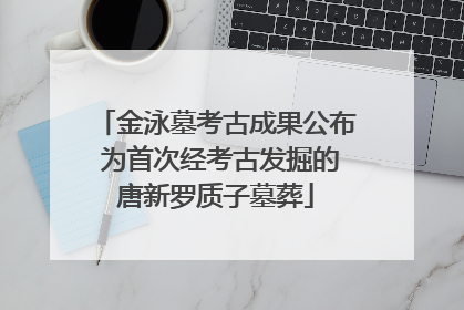 金泳墓考古成果公布 为首次经考古发掘的唐新罗质子墓葬