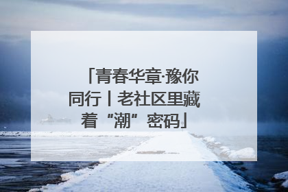 青春华章·豫你同行丨老社区里藏着“潮”密码