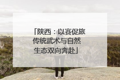 陕西：以赛促旅 传统武术与自然生态双向奔赴