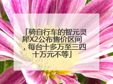 骑自行车的智元灵犀X2公布售价区间，每台十多万至三四十万元不等