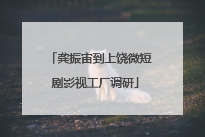 龚振宙到上饶微短剧影视工厂调研