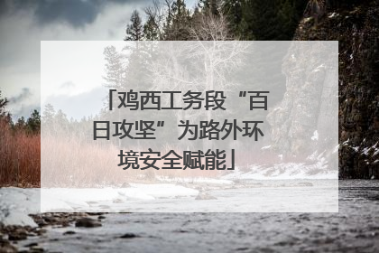 鸡西工务段“百日攻坚”为路外环境安全赋能